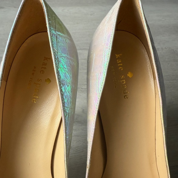 Kate Spade iridescent Heels with Pointed Toe - Picture 2 of 7